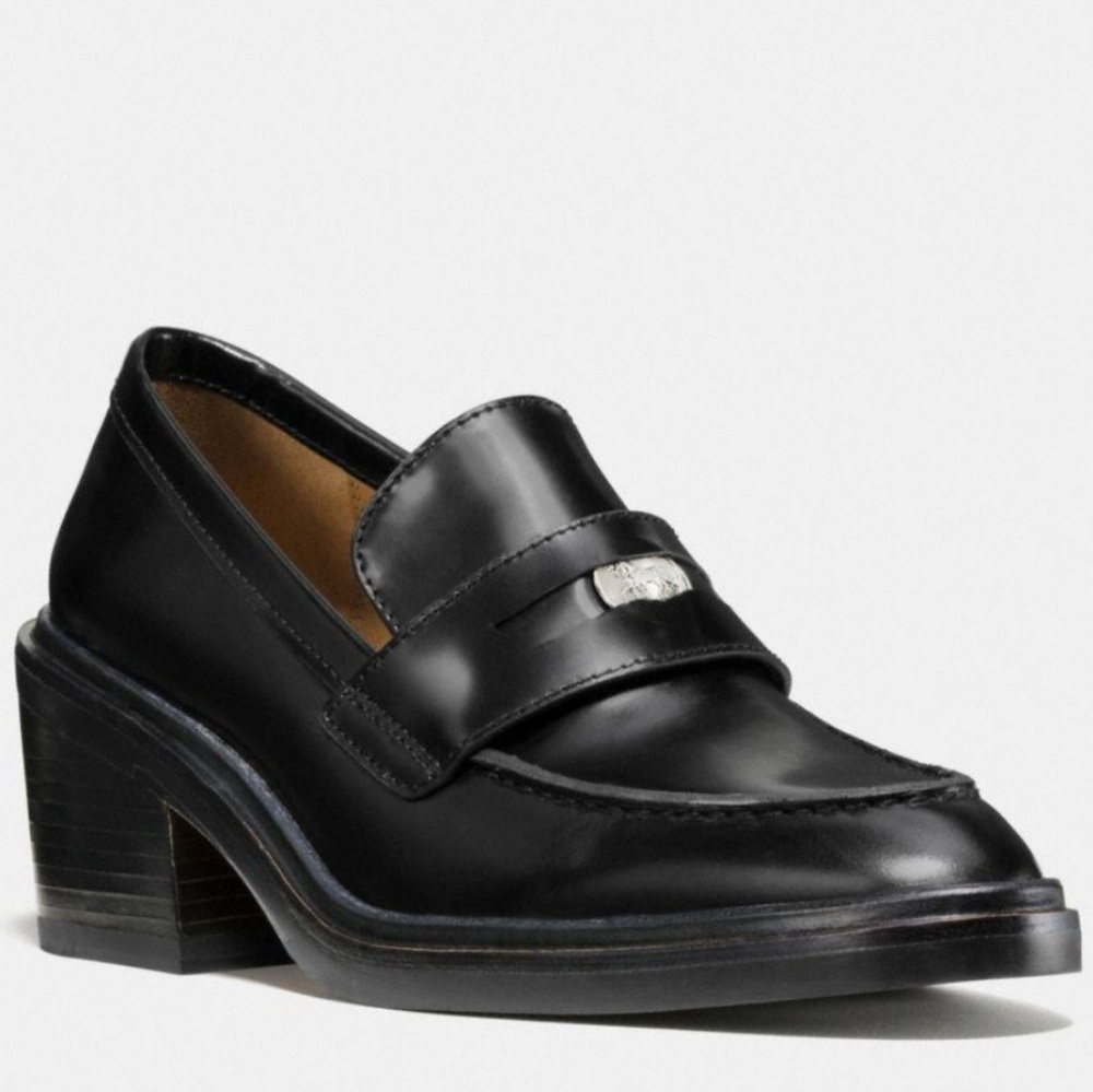 New size added!!! Coach Heath Loafer in black